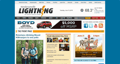 Desktop Screenshot of hendersonvillelightning.com